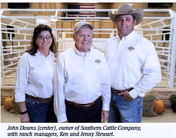 John Downs, owner of Southern Cattle Company